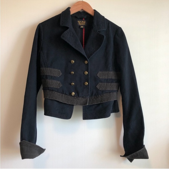 Polo Jean Ralph Lauren Large Navy Double-Breasted Women's Jacket **see note - Picture 3 of 9